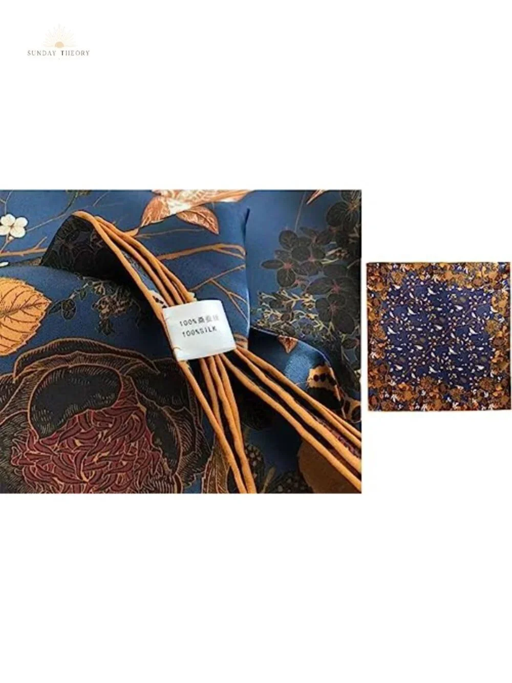 100% Silk Scarf 43